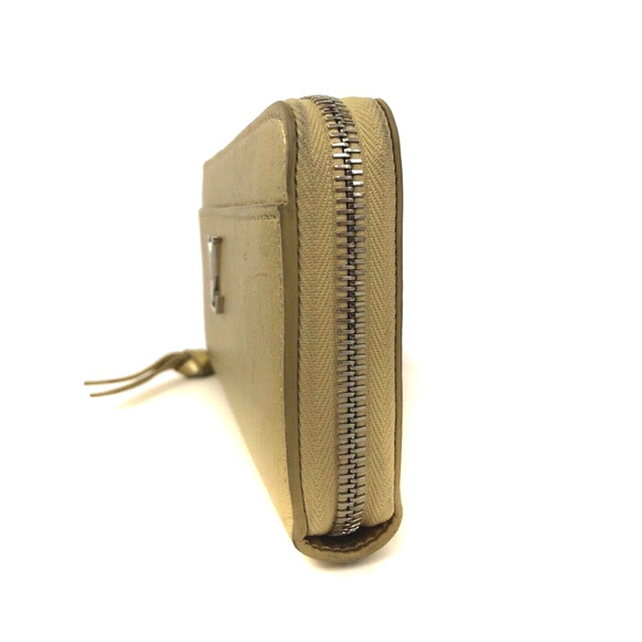 Gold Louis Vuitton LV Zippy Lockme Leather Zip Around Long Wallet - Picture 3 of 8